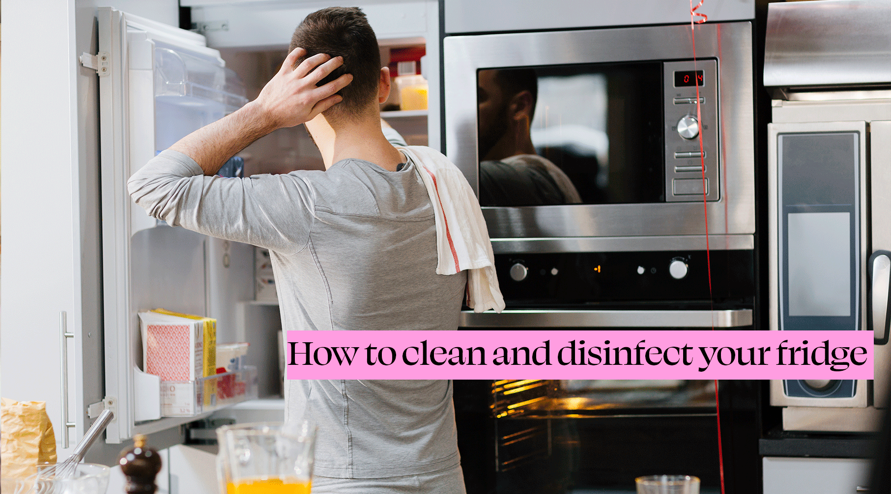 HowTo clean and disinfect your frigde Leticia's First Class Cleaning